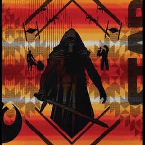 New With Tags Pendleton Star Wars “The Force Awakens” Wool Blanket 64”x72”